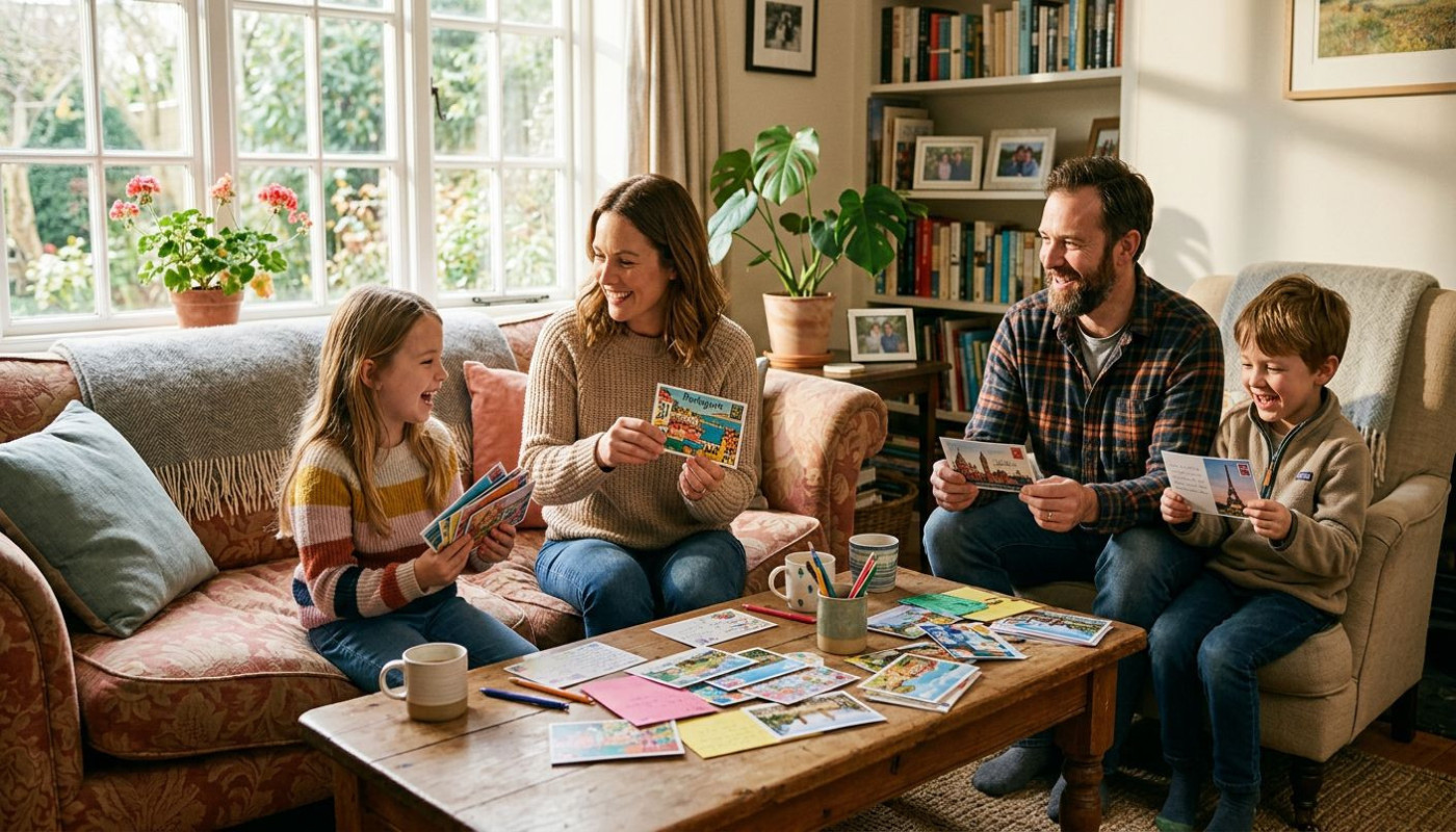 Comment les cartes postales personnalisées renforcent les liens familiaux ?