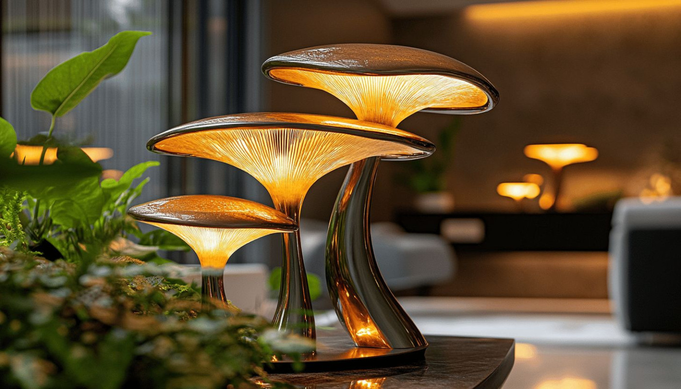 Comment les lampes champignon fusionnent-elles nature et technologie ?