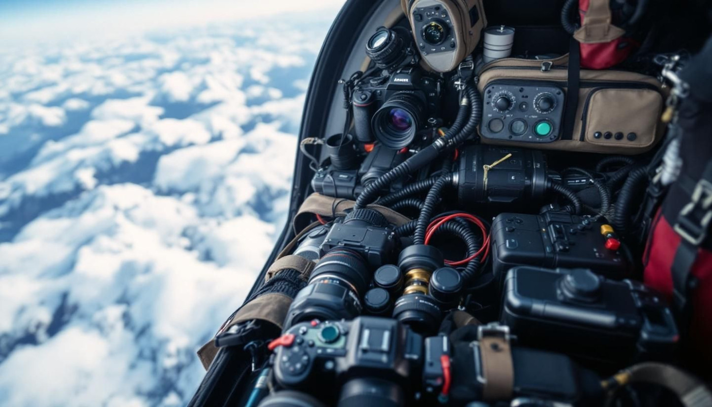 Équipements essentiels pour photographier depuis un hélicoptère